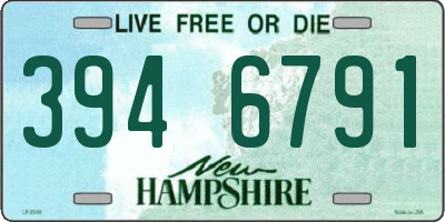 NH license plate 3946791