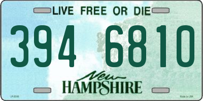 NH license plate 3946810