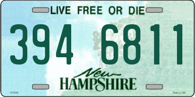 NH license plate 3946811