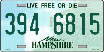 NH license plate 3946815