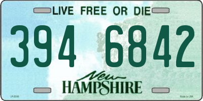 NH license plate 3946842
