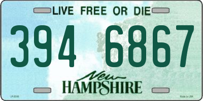 NH license plate 3946867