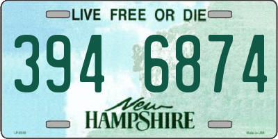 NH license plate 3946874