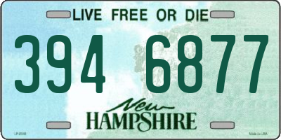 NH license plate 3946877