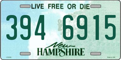 NH license plate 3946915