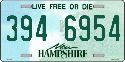 NH license plate 3946954