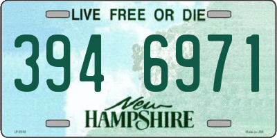 NH license plate 3946971
