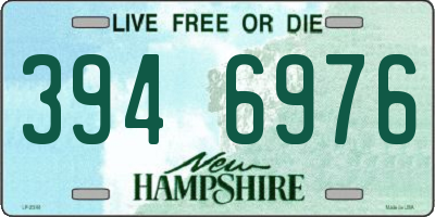 NH license plate 3946976