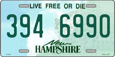 NH license plate 3946990