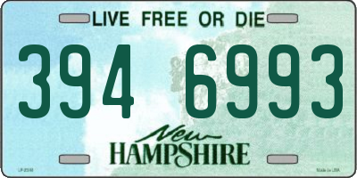 NH license plate 3946993