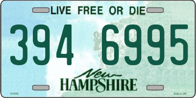 NH license plate 3946995