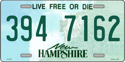 NH license plate 3947162