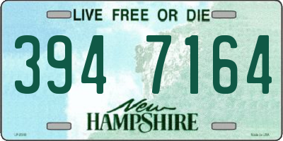 NH license plate 3947164