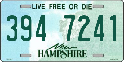 NH license plate 3947241