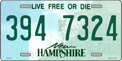 NH license plate 3947324