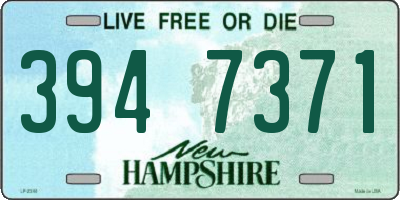 NH license plate 3947371