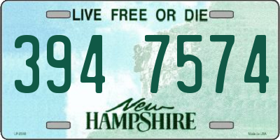 NH license plate 3947574