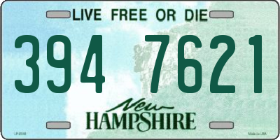 NH license plate 3947621
