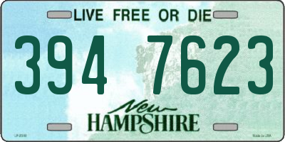 NH license plate 3947623