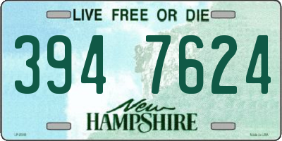 NH license plate 3947624