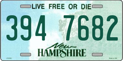 NH license plate 3947682