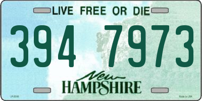 NH license plate 3947973