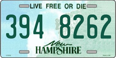 NH license plate 3948262