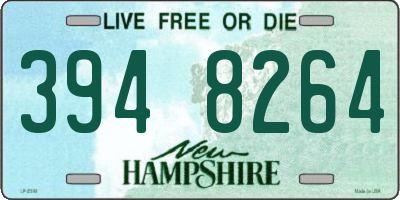 NH license plate 3948264