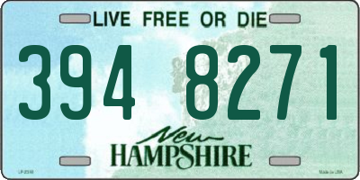 NH license plate 3948271