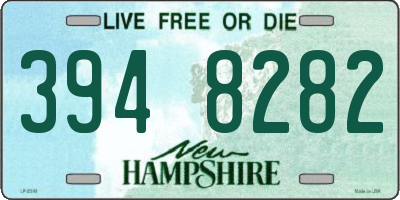NH license plate 3948282