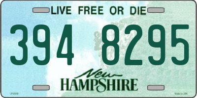 NH license plate 3948295
