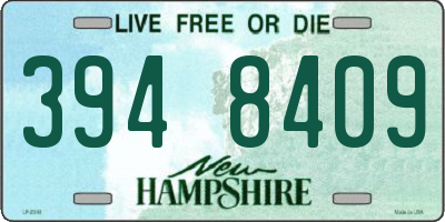 NH license plate 3948409