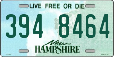 NH license plate 3948464