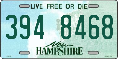 NH license plate 3948468