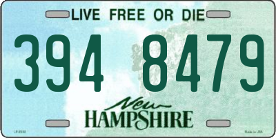 NH license plate 3948479