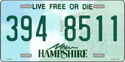 NH license plate 3948511