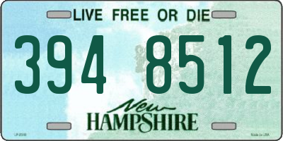 NH license plate 3948512