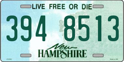 NH license plate 3948513