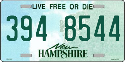 NH license plate 3948544