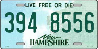 NH license plate 3948556