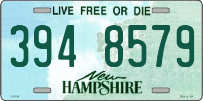 NH license plate 3948579