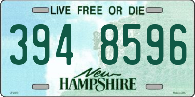 NH license plate 3948596