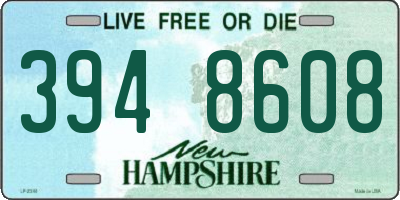 NH license plate 3948608