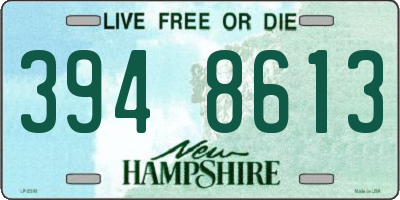 NH license plate 3948613