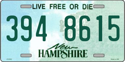 NH license plate 3948615