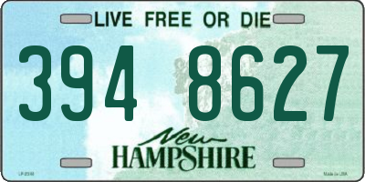 NH license plate 3948627