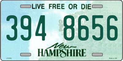 NH license plate 3948656