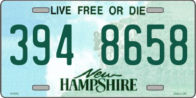 NH license plate 3948658