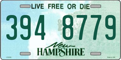 NH license plate 3948779