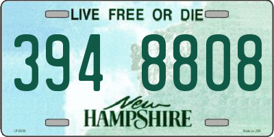 NH license plate 3948808